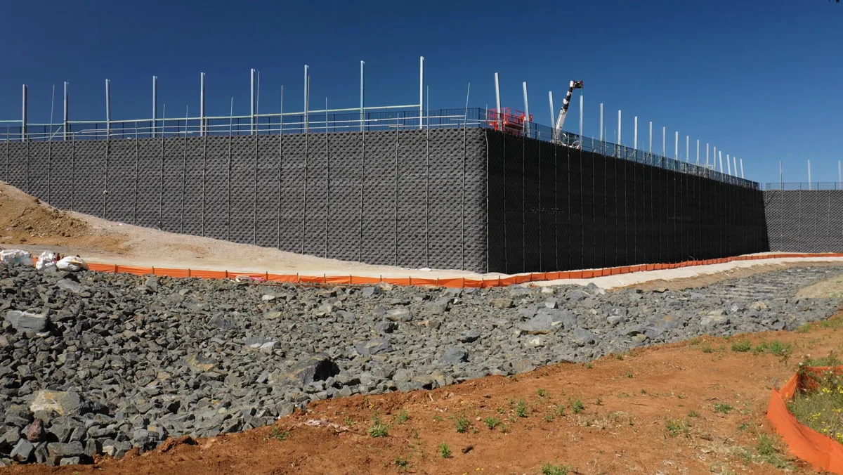 Retaining wall built by UCBC in Western Sydney